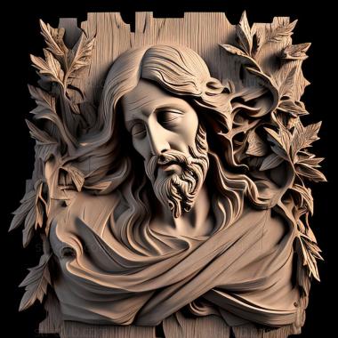 3D model st jesus (STL)